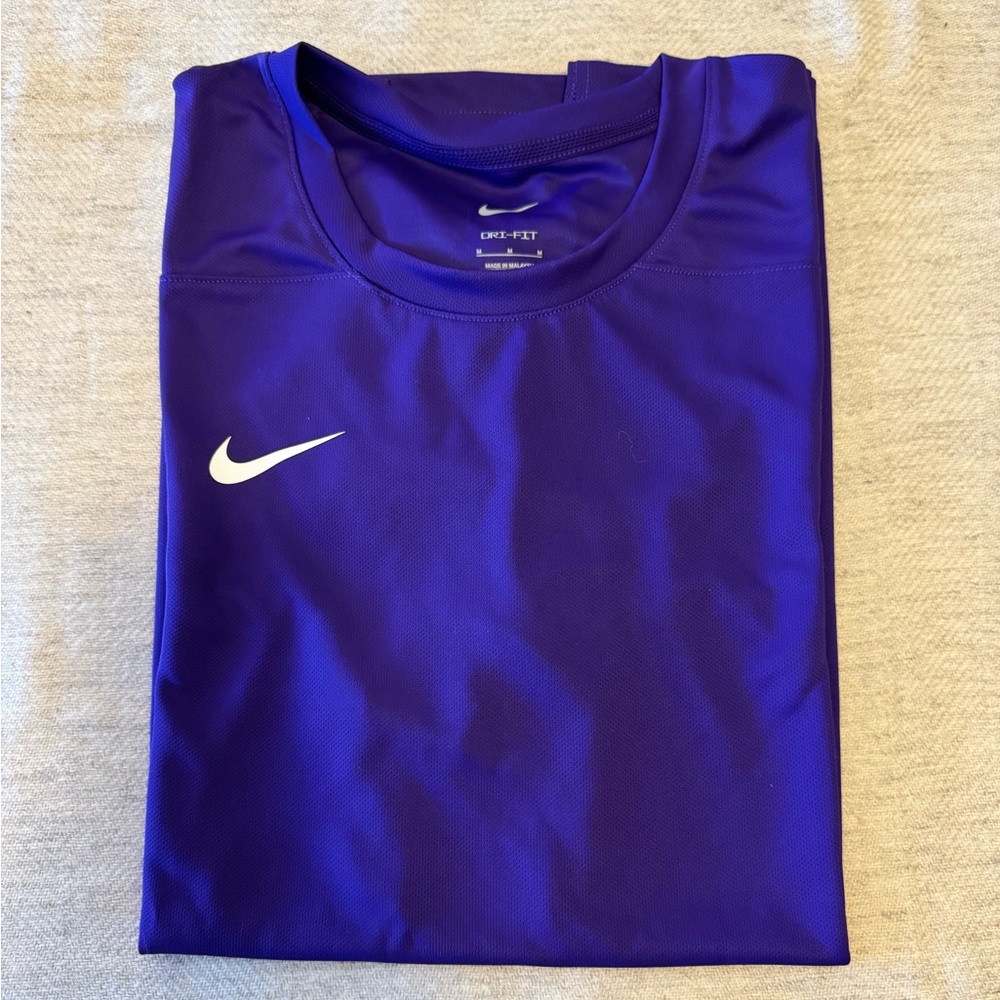 Nike DriFit UV Top - Purple - men's medium